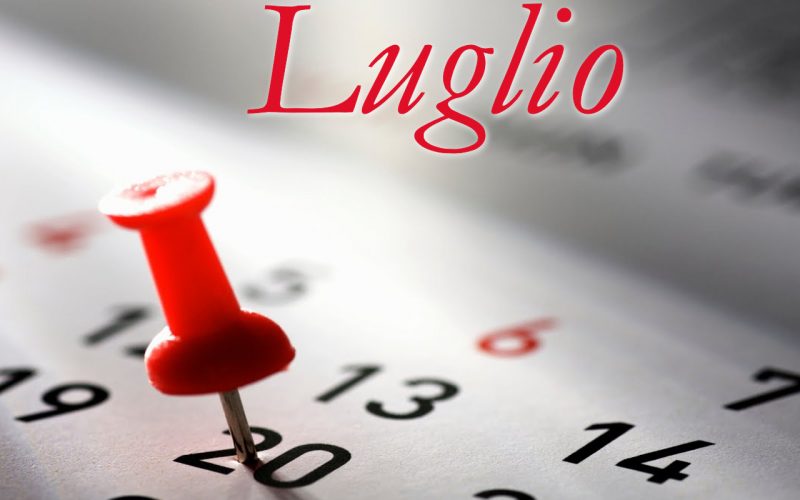 Programma Luglio 2019