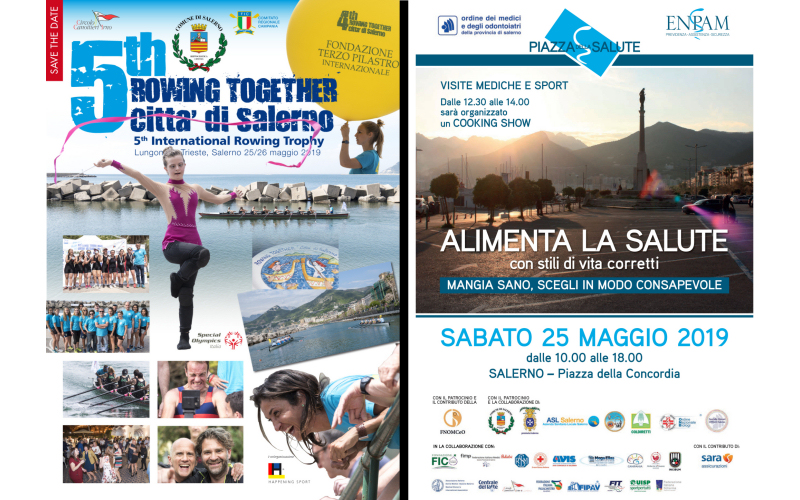 Comunicato stampa: Al via Rowing Together e Piazza della salute