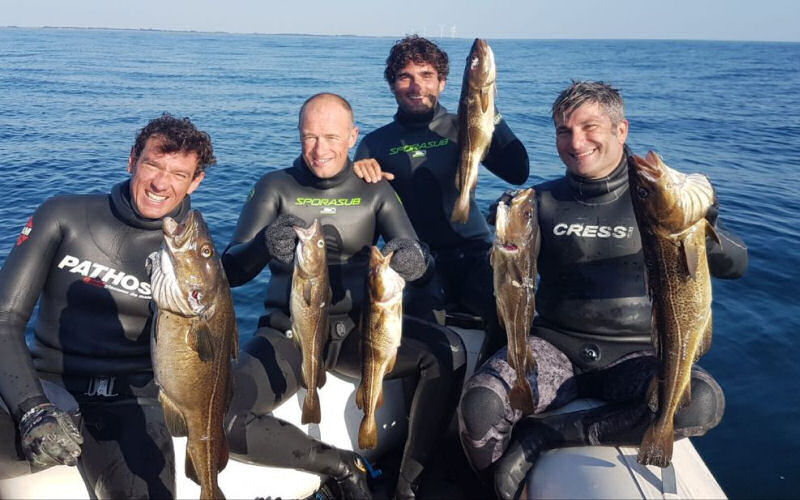 Pesca in apnea: Ascione è campione europeo a squadre
