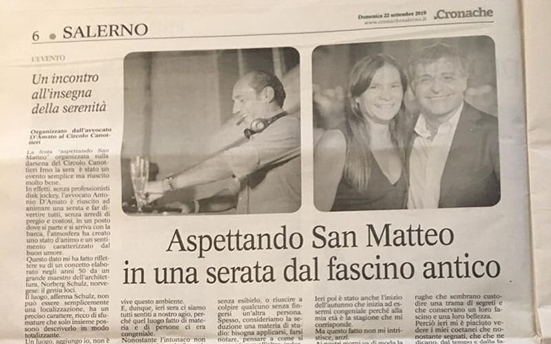 Aspettando San Matteo. Un bell’articolo di Giovanni Falci Aspettando San Matteo. Un bell’articolo di Giovanni Falci