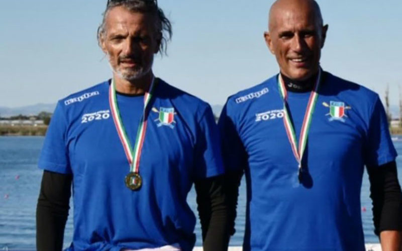 Canottaggio, Canottieri Irno campione d’Italia con i Master Galizia e Sanseverino
