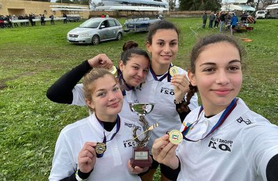 Canottaggio, l’Irno sul tetto d’Italia con le ragazze del quattro di coppia junior